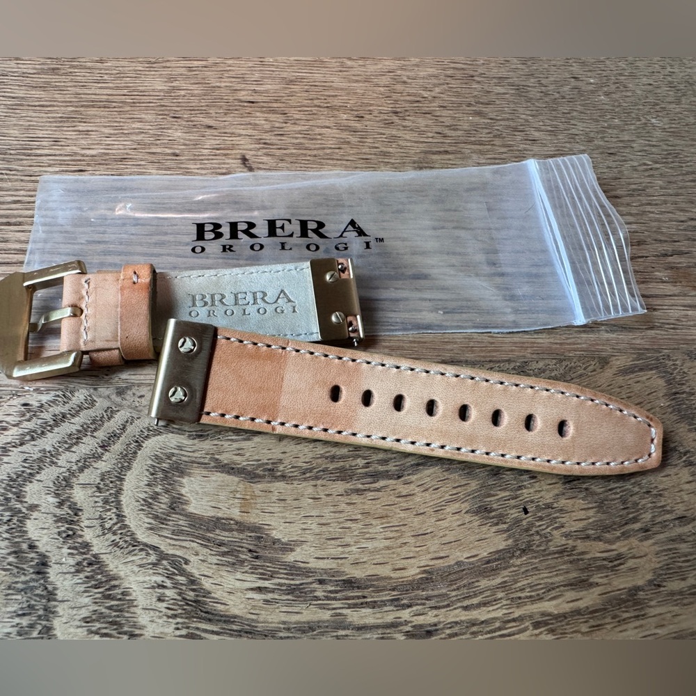 Brera Orologi Genuine Leather Watch Band